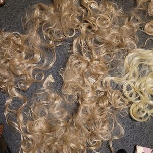 Hair extensions and human hair wig